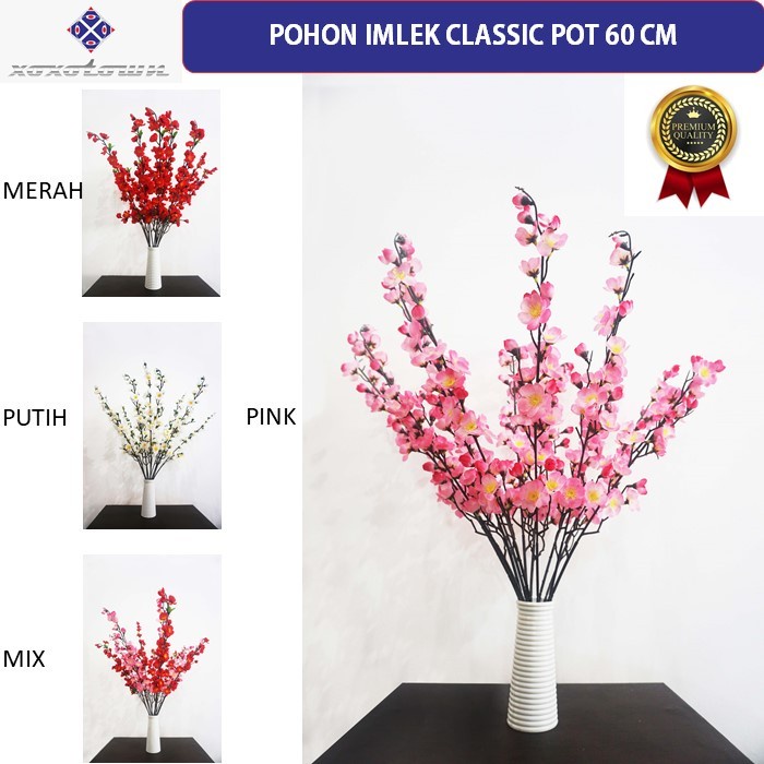 Pohon Imlek Klasik Pot 60 Cm