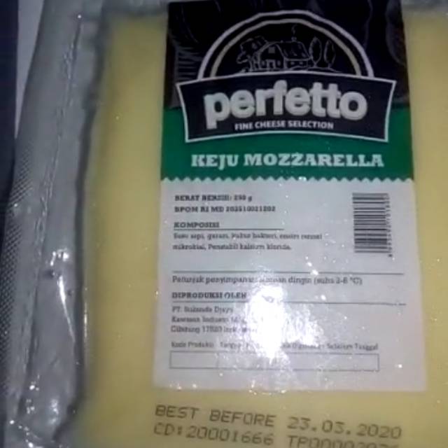 

Murah!!!Keju mozzarella perfetto 250