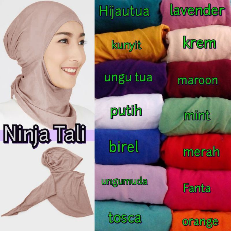 Ciput Ninja tali / Dalaman Ninja Tali / Inner Ninja Tali