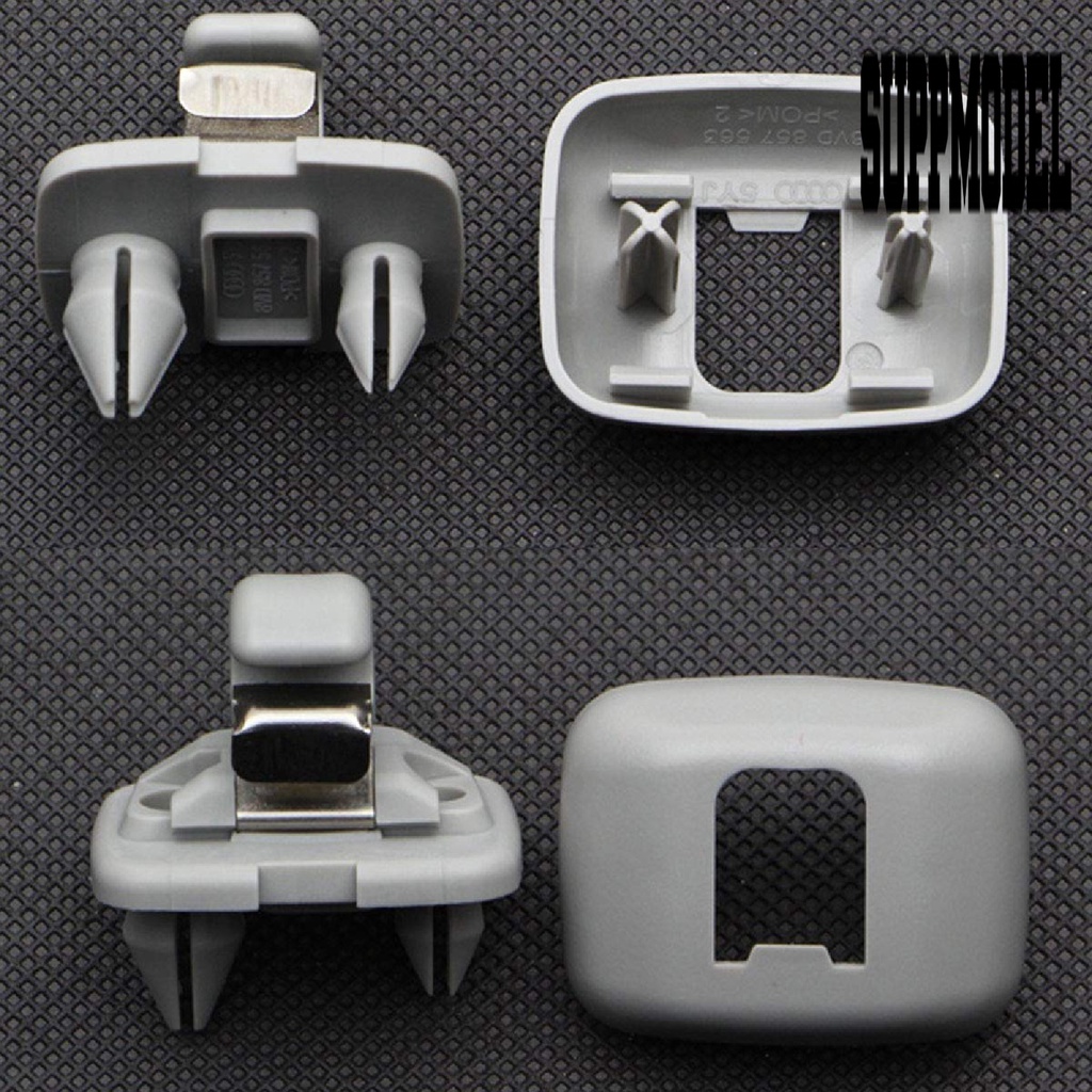 2 Pcs Klip Sun Visor Mobil Bahan ABS Tahan Lama 8E0857562A for Audi A1 2011-2015