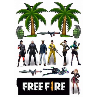 Jual Topper Free Fire / Hiasan Kue Ulang Tahun Free Fire Shopee Indonesia