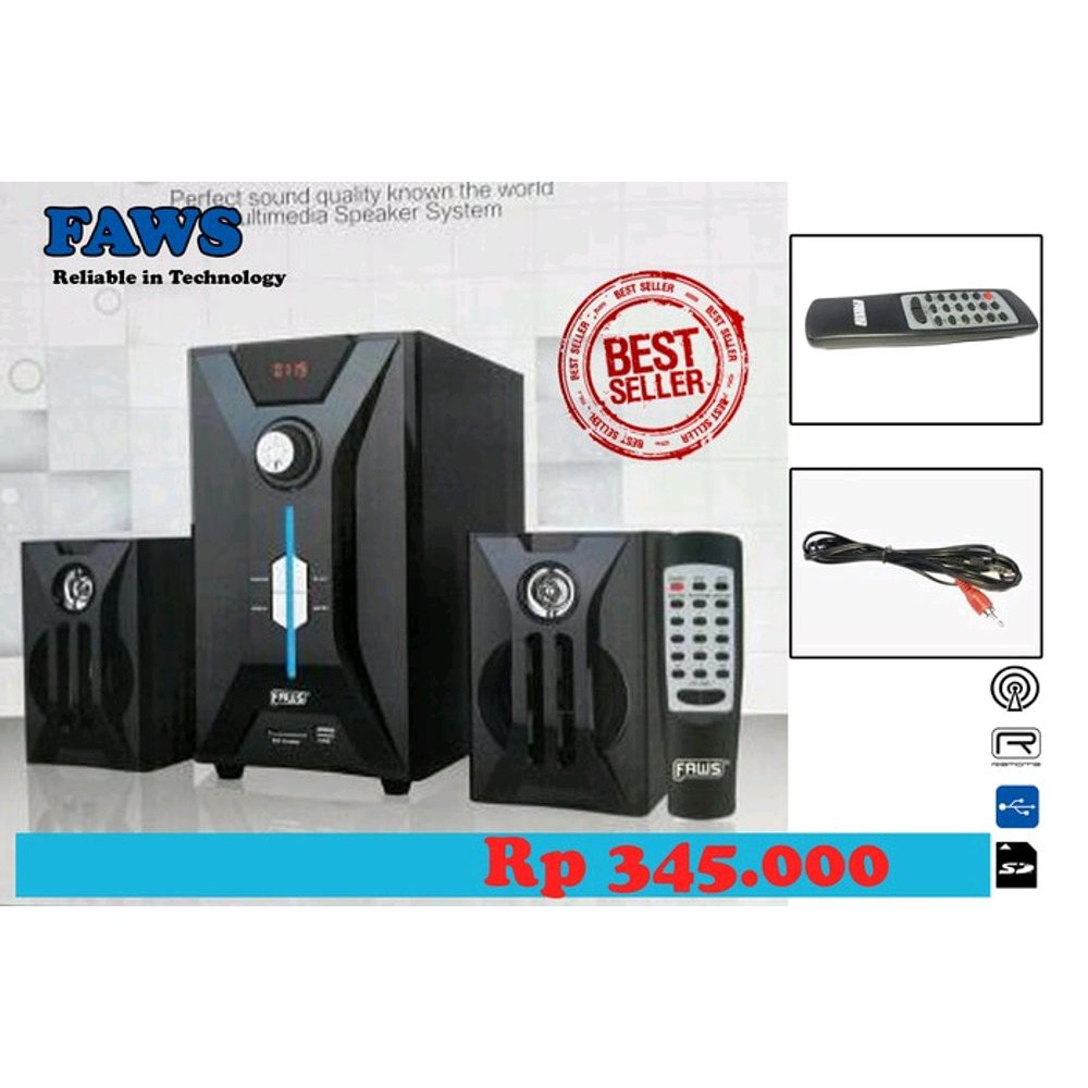 Berkah Ramadhan FAWS Speaker Multimedia 40 Watt - H2119 Murah