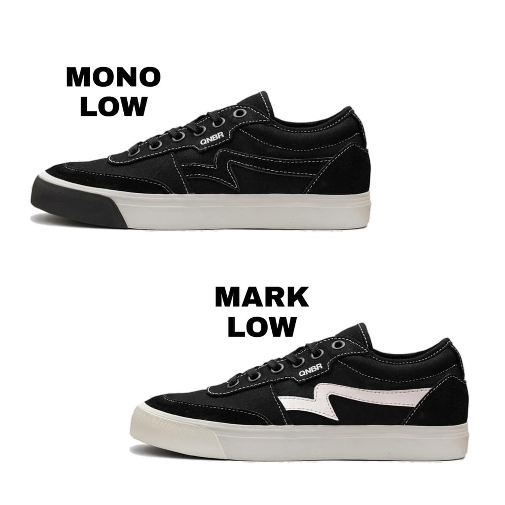 SEPATU QUEENBEER X FAMILLIAS MARK LOW BLACK