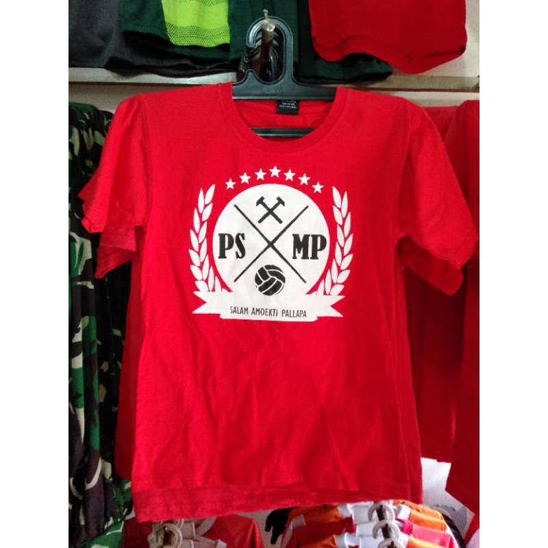 Kaos PSMP Mojokerto Casual SALAM AMOEKTI PALAPA Merah Terbaru SAP 2020