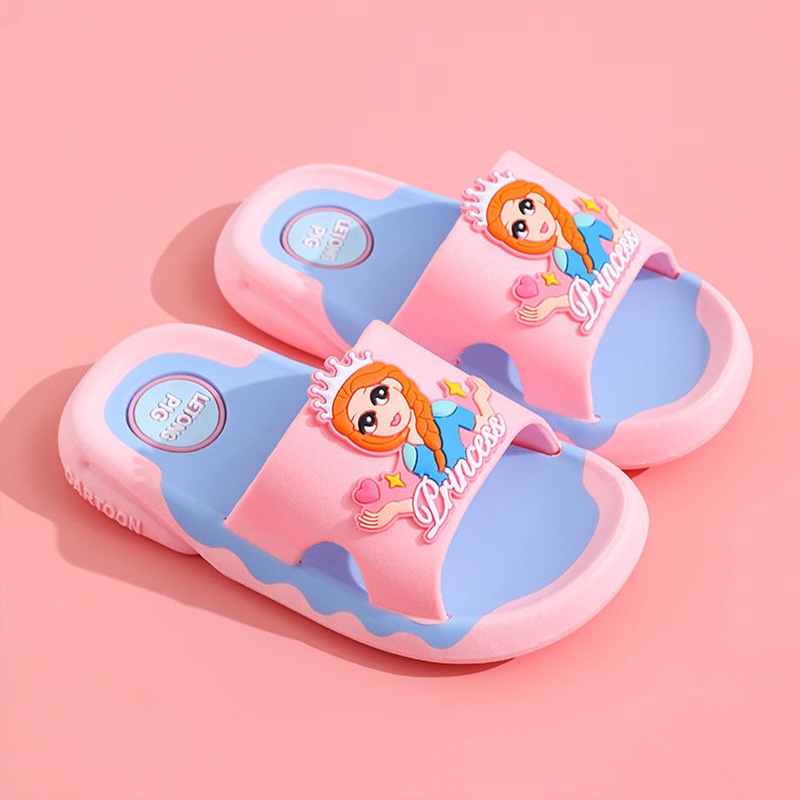 Okaybaby B115 Sandal Slop Anak Laki-laki Perempuan cewek Lucu Termurah Sepatu Import Fahion Terbaru Kekinian