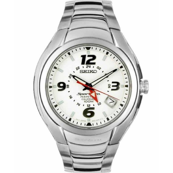 Seiko SLT071 Sportura Perpetual Full Silver