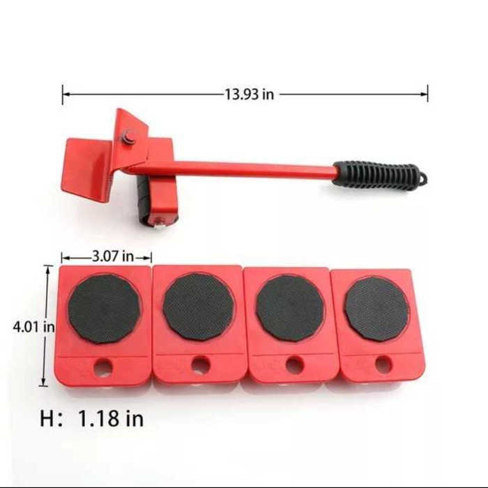 Roda Alat Bantu Angkat Barang Pindah Pengangkat Furniture Moving Wheel TPB-4