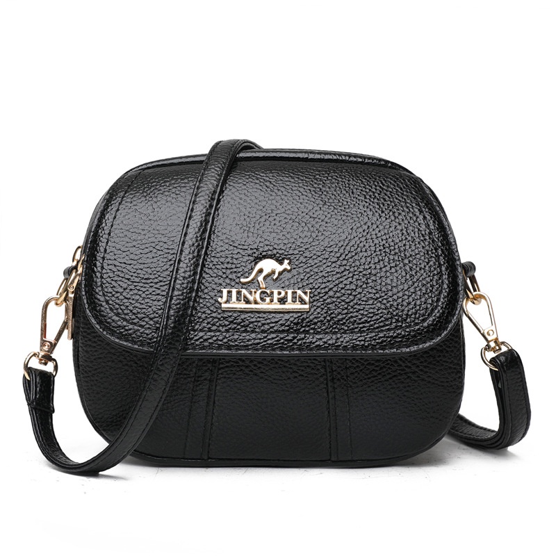 TAS SELEMPANG WANITA IMPORT PREMIUM 3 RESLETING JINGPIN KULIT HITAM AZADA TA520B5 SLING BAG KECIL KEKINIAN REMAJA CEWEK BATAM BRANDED KOREA