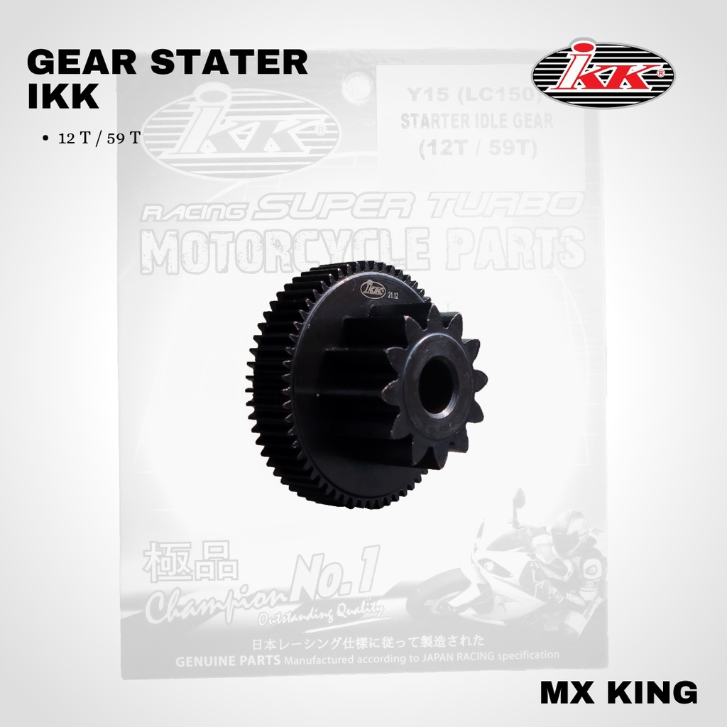 Gear stater IKK MX KING 12T/59T