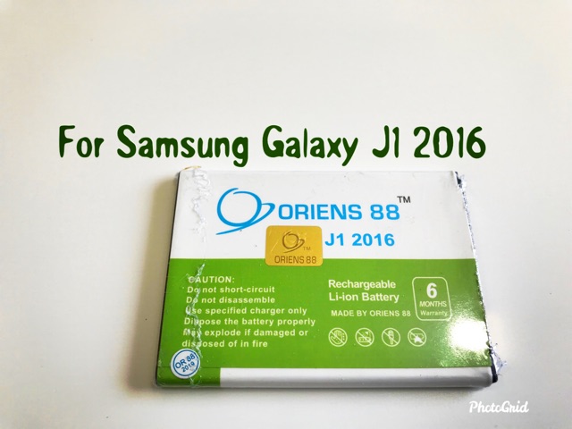 (P) Baterai batre battery Samsung Galaxy J1 2016 / J120 double power/IC oriens88