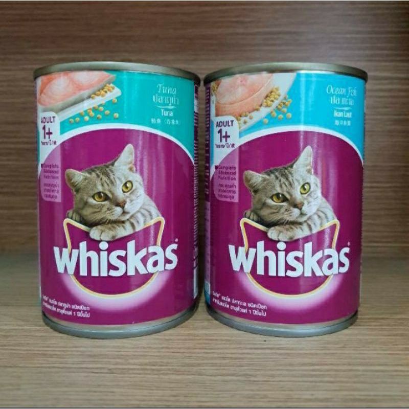 whiskas kaleng 400 gram