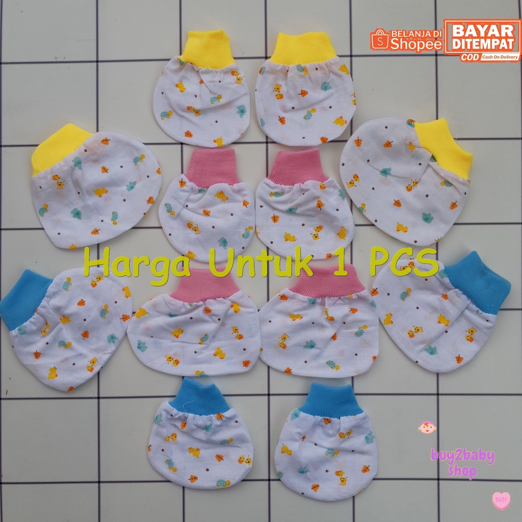 Sarung tangan sarung kaki bayi Okiyo Animal Moon Star Series 1 PCS