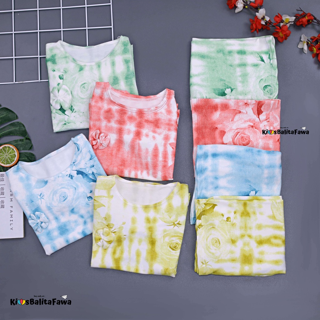 Setelan Lucy uk 3-4 Tahun / Set Blouse Kulot Balita Baju Anak Perempuan Cewek Atasan Bawahan Balita