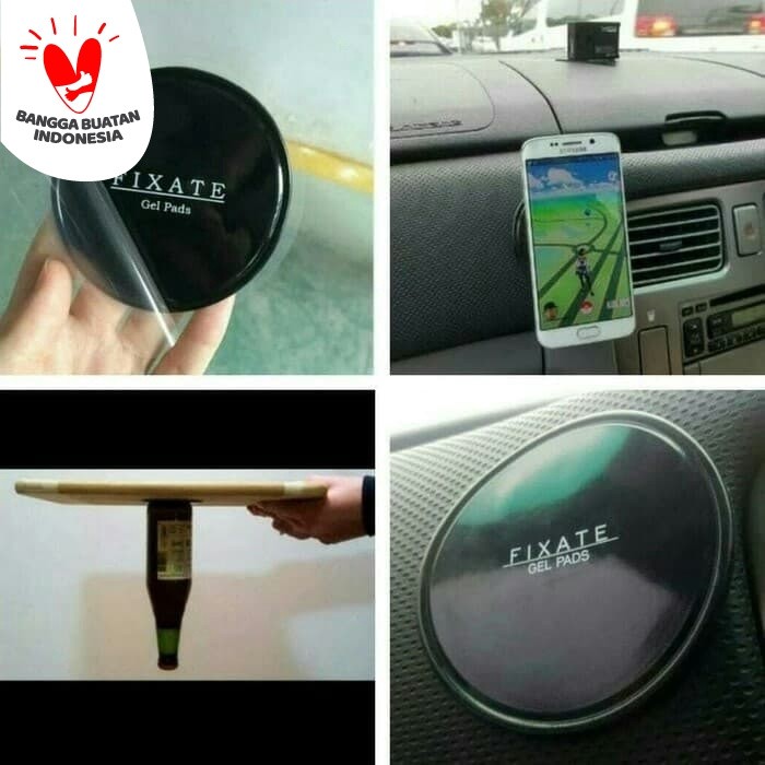 Fixate Alas Hp Di Dashboard Mobil Nano Anti Slip Gel Tatakan Holder Hp