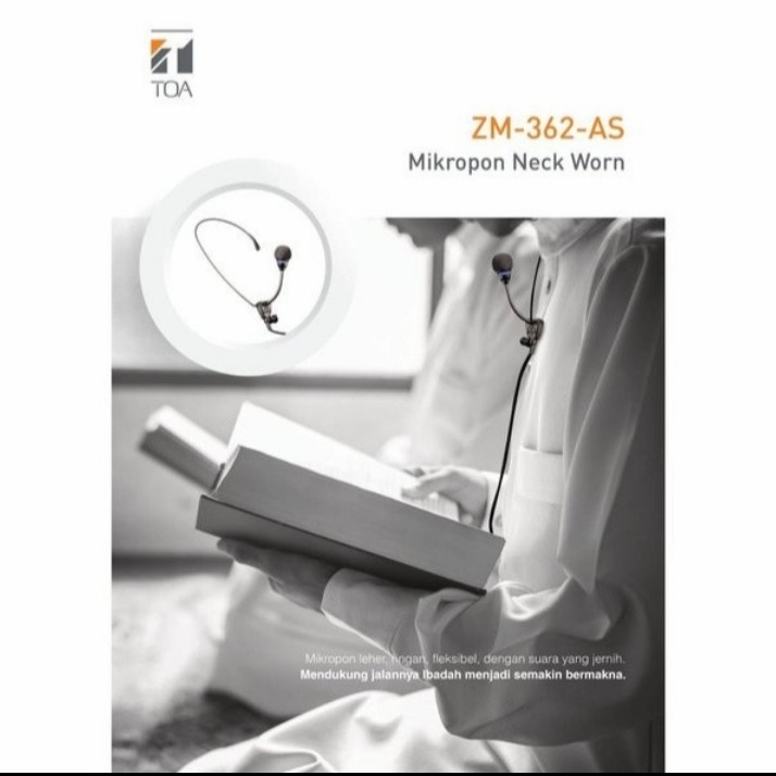 mic jepit toa leher bando toa zm 362 as original, mic clip on toa lehe