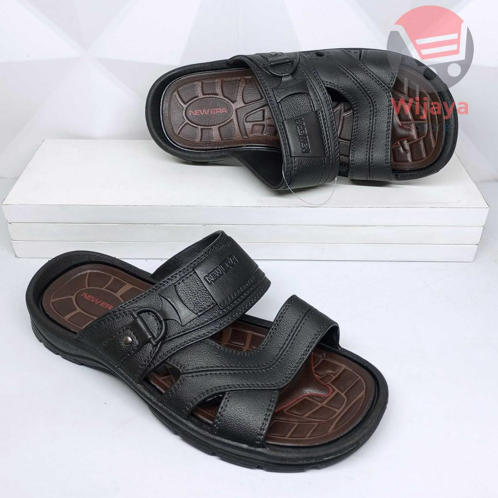 Sandal Slop Pria New Era MB 8034 Sendal Selop Karet Cowok Laki-Laki Kenyamanan dan Gaya untuk Setiap Hari