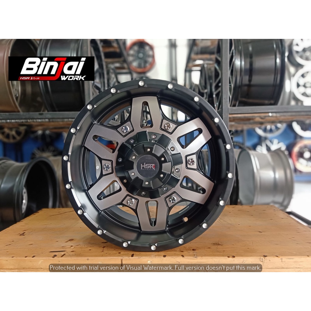 Velg Mobil Murah Offroad BASU HSR R16 Hardtop Pajero Fortuner Ring 16 - Bukan Beadlock R 16