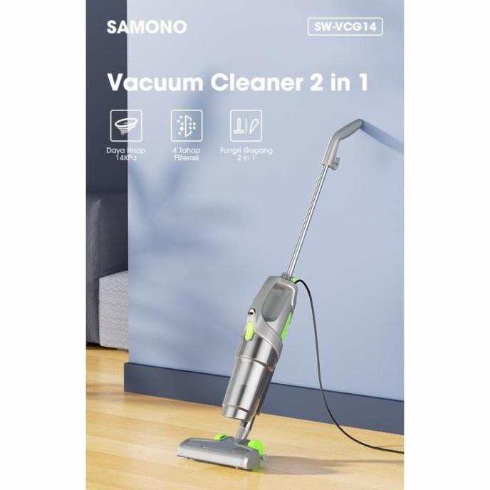 Samono Alat Sedot Debu Lantai 2in1 Vacuum Vleaner Lantai Sedotan Kuat