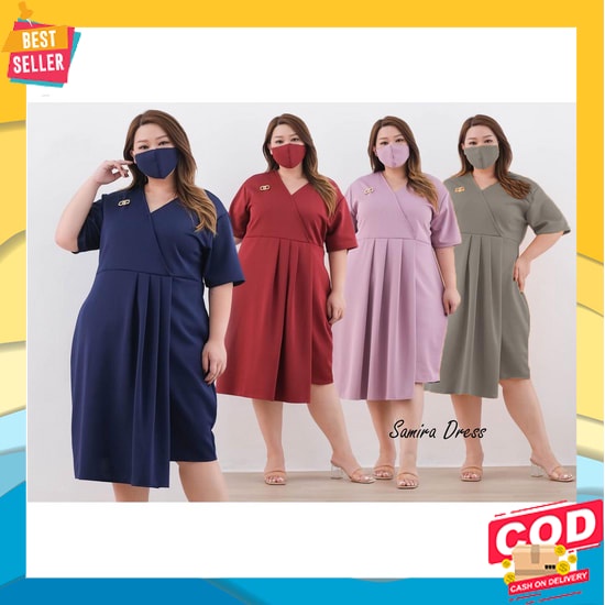Model Atasan Brokat Terbaru 2022 Desain Modern Dan Mewah Tunik Square  Samira Dress Bigsize | Dress