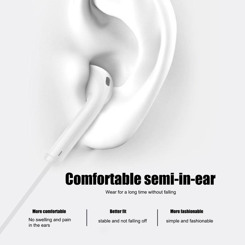 Headset Earphone Sport In-ear Bass Stereo Super Bass HiFi Jack 3.5mm Warna Permen Macaron Dengan Mic