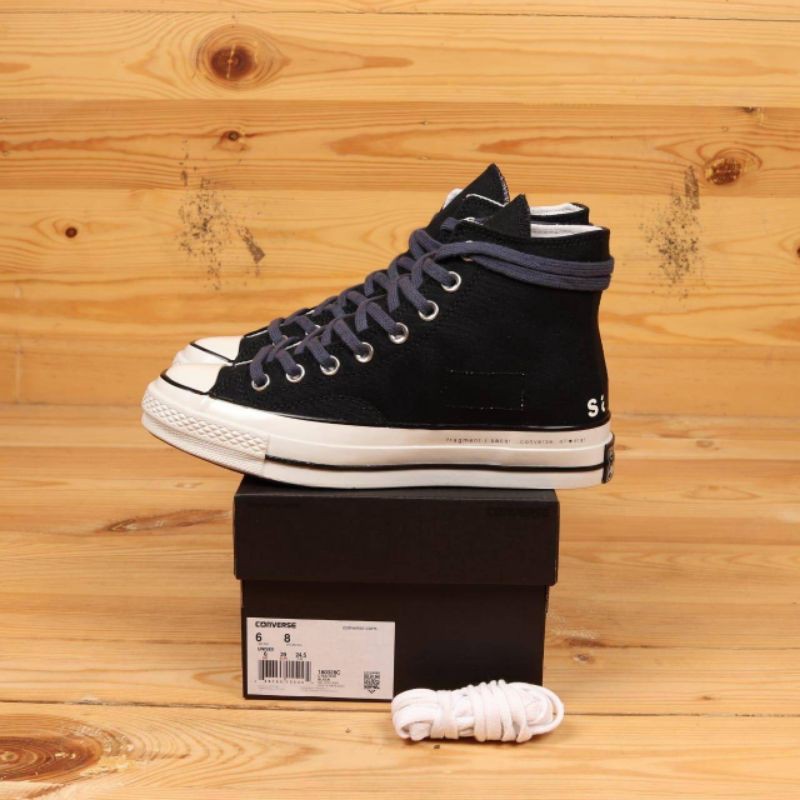 Converse Chuck Taylor X Sacai X Fragment Black Import