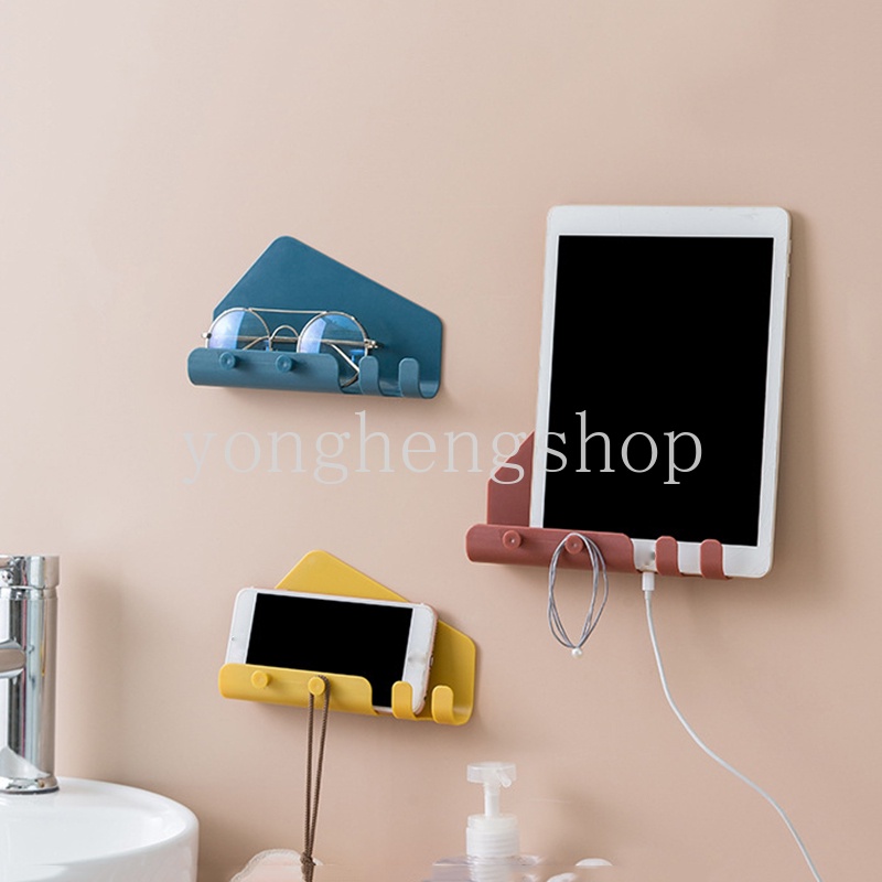 Stand Holder / Dudukan Ponsel / Tablet Model Gantung Untuk Dinding Rumah / Kantor