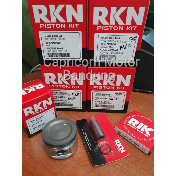 Piston Kit MIO NOUVO RKN RIK RIKEN oversize 125 150 175 200