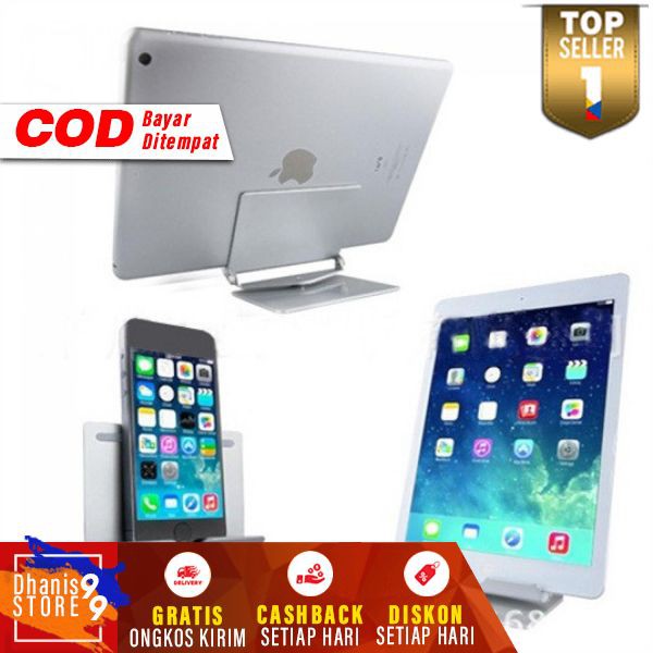 Universal Holder for Tablet PC and Smartphone Stand Dudukan HP Murah Stan Aluminium Handphone iPad