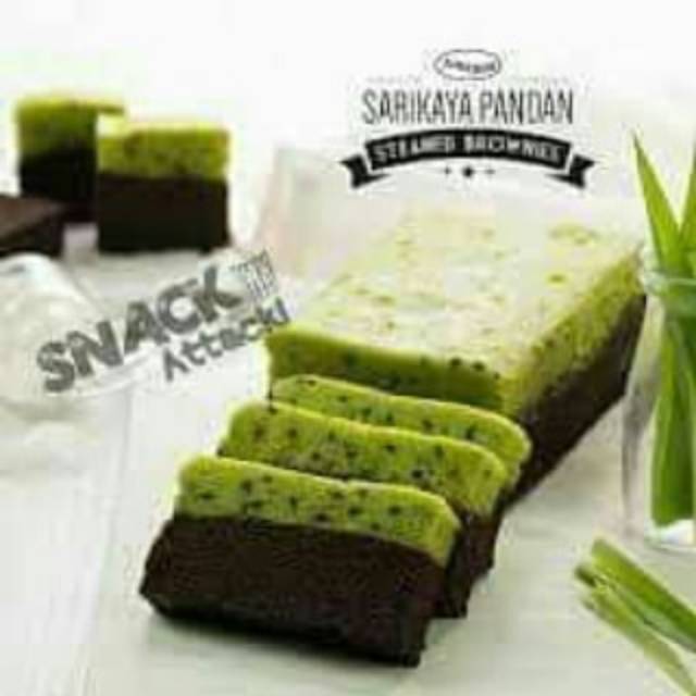 Brownies kukus bandung(sarikaya pandan) #Amanda Brownies