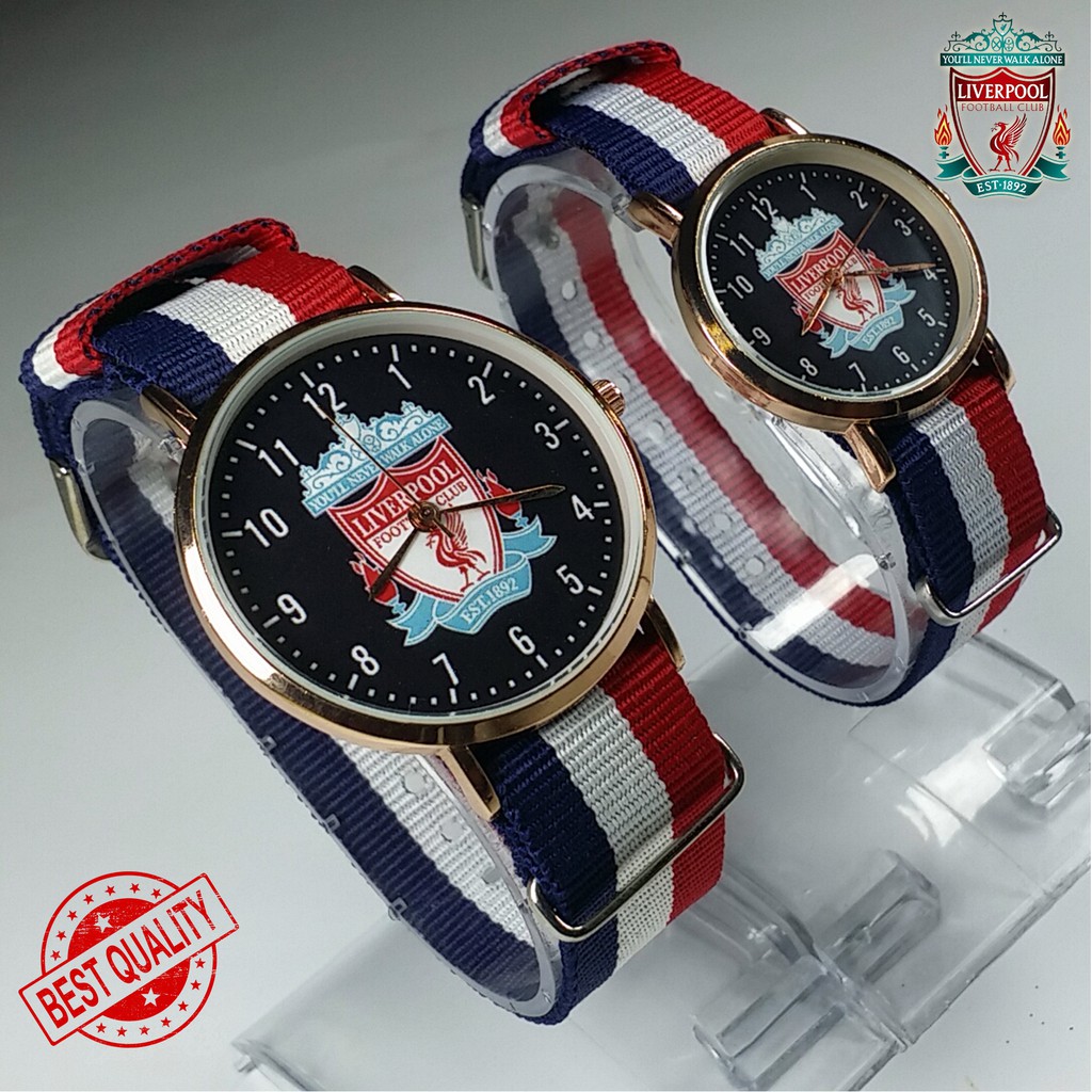 (LIMITED EDITION) JAM LIVERPOOL COUPLE TALI KANVAS (HITAM)