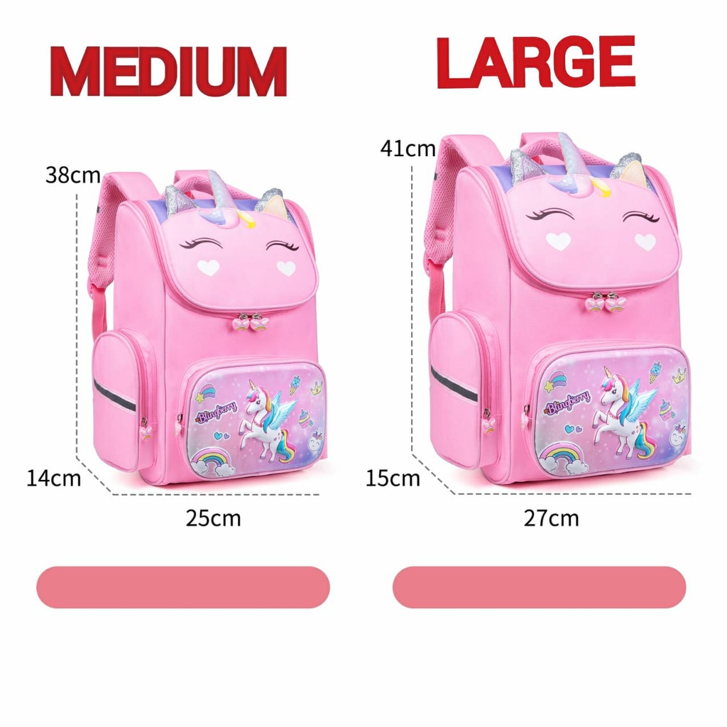 Tas Ransel Sekolah UNICORN Anak SD anak TK tas sekolah Tas Blingberry Original Tas Blingberry anak perempuan tas sekolah unicorn ransel