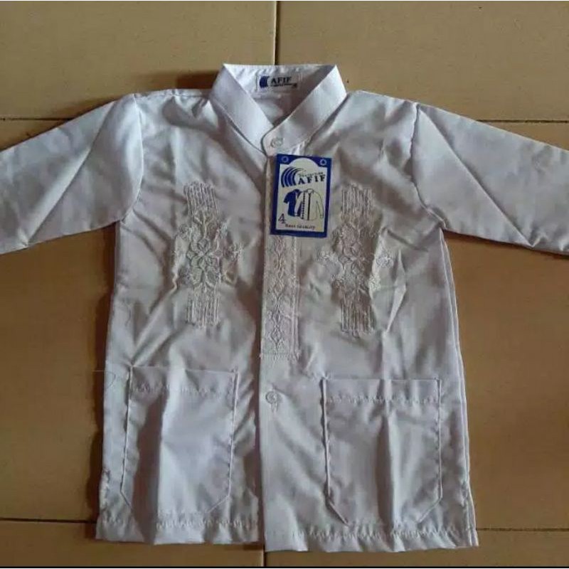 baju koko anak TPQ /RTQ /MADIN /baju mengaji (usia 4th - 13th)