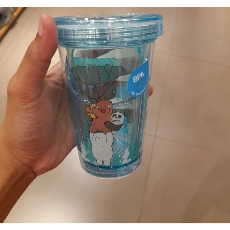 Miniso X We Bare Bears Water Bottle isi 320ml
