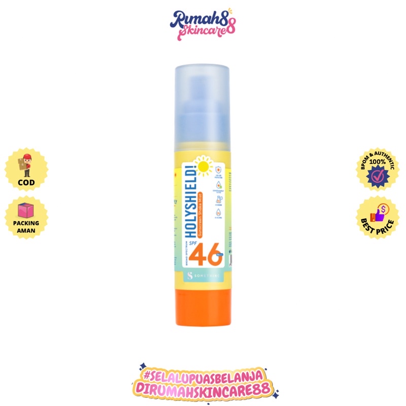 SOMETHINC Holyshield! Sunscreen Shake Mist SPF 46+ PA++++ | Somethinc Sunscreen Reformulasi No alcohol