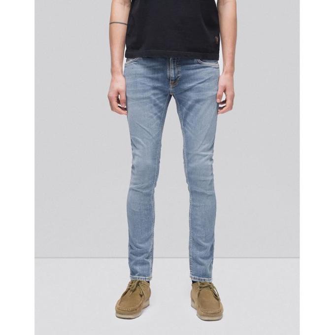 Diskon Celana Jeans Cowok>> Nudie Skinny Lin Light Blue Power - 27 Murah
