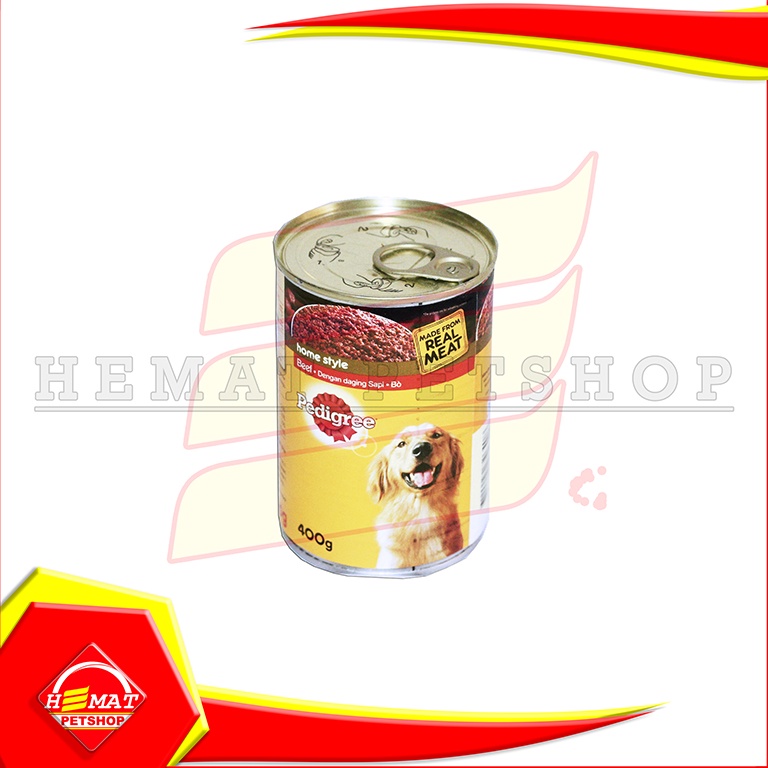 Makanan Basah Anjing Kaleng Pedigree Wet Dog Food 400 Gram