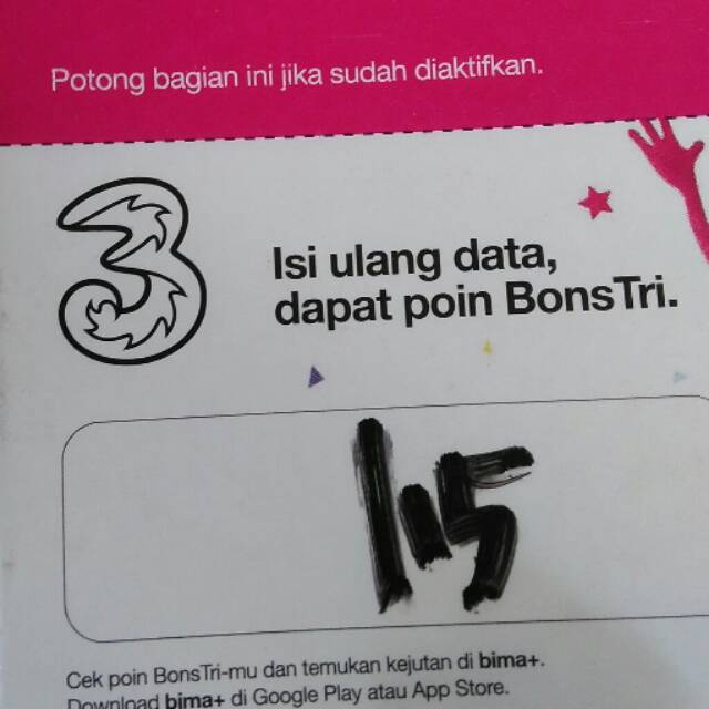 Voucher tri 1,5gb