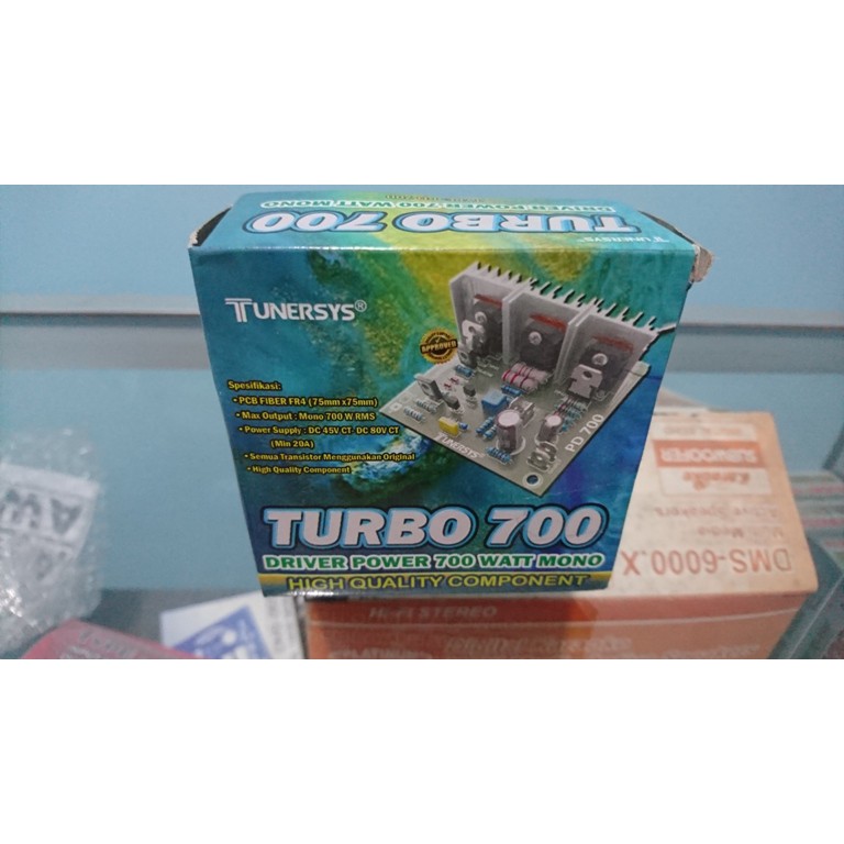 POWER AMPLIFIER MONO KIT DRIVER TURBO 700W TUNERSYS