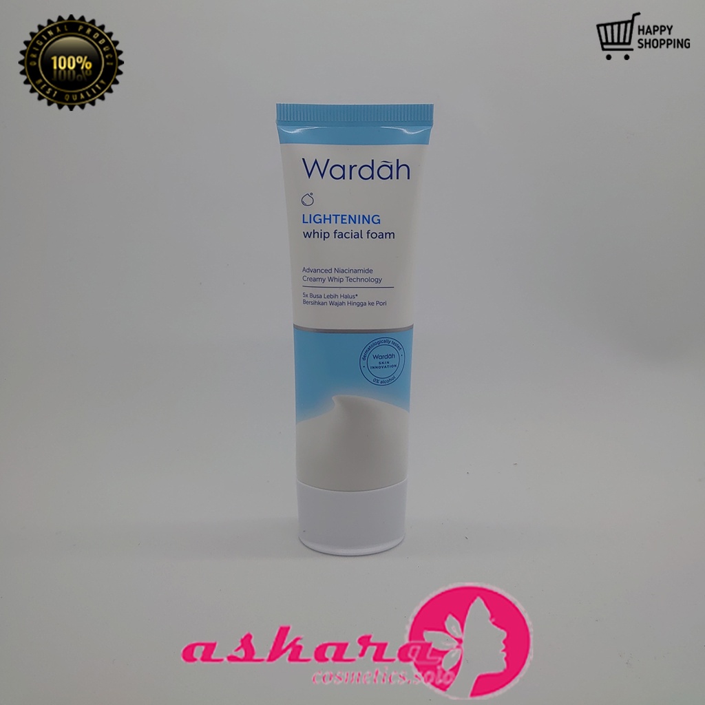 Wardah Lightening Whip Facial Foam 50 ml / Wardah Lightening Series
