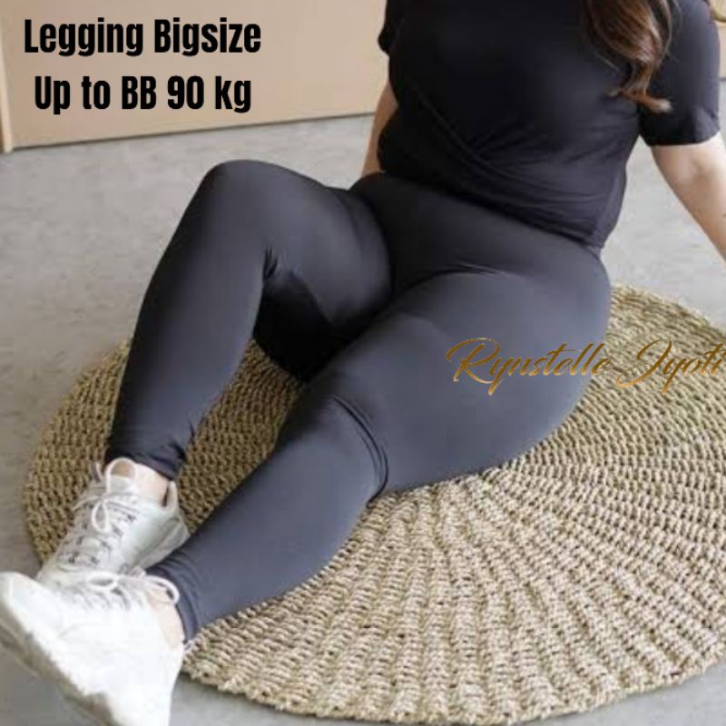 Legging Panjang kaos soft rayon BIG SIZE