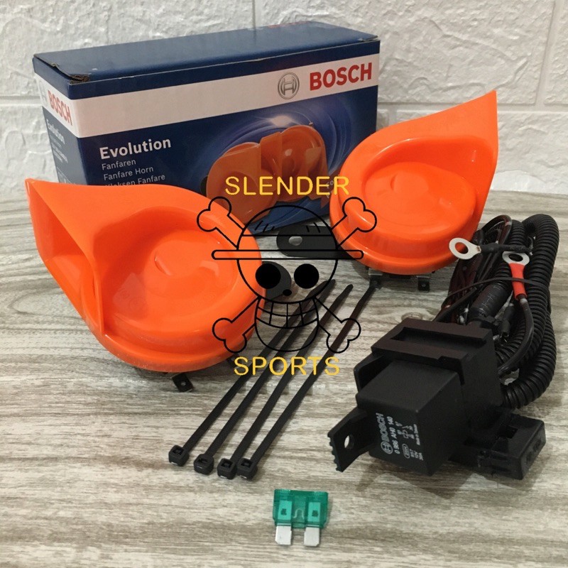 KLAKSON BOSCH EVOLUTION 459 12V SET CABLE RELAY BOSCH - KABEL KLAKSON BOSCH EVOLUTION