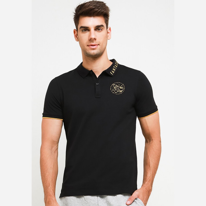 Giordano Disney Fantasia Mickey Polo Shirt Pria