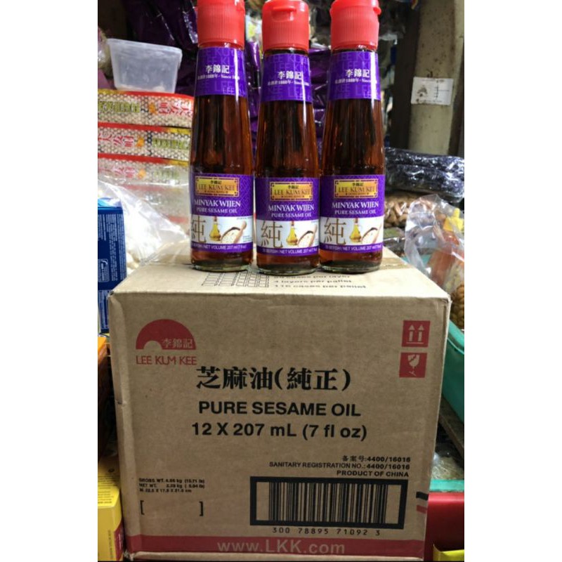 Lee Kum Kee Pure Sesame Oil / Minyak Wijen 207ml