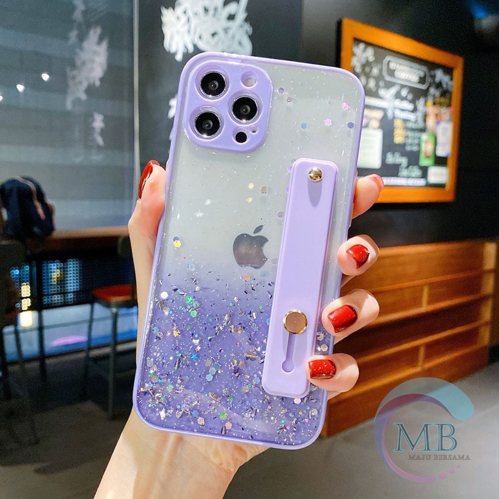 YS001 SOFTCASE AKSEN GLITTER WARNA MACARON IPHONE 11 12 PRO MAX MB3112