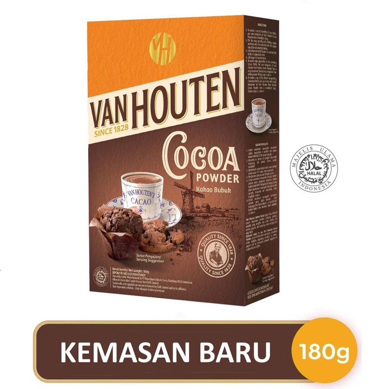 

Van Houten Cocoa Powder 165gr / Kakao Bubuk