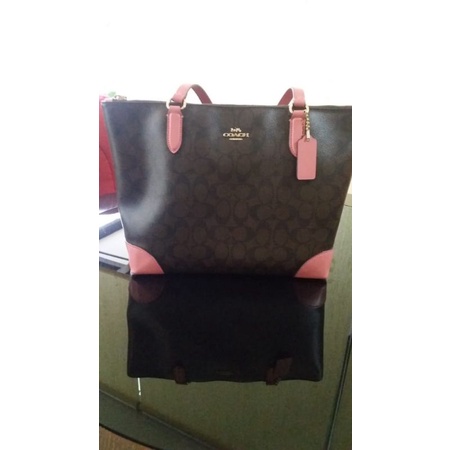 Preloved Coach Tote Bag Signature