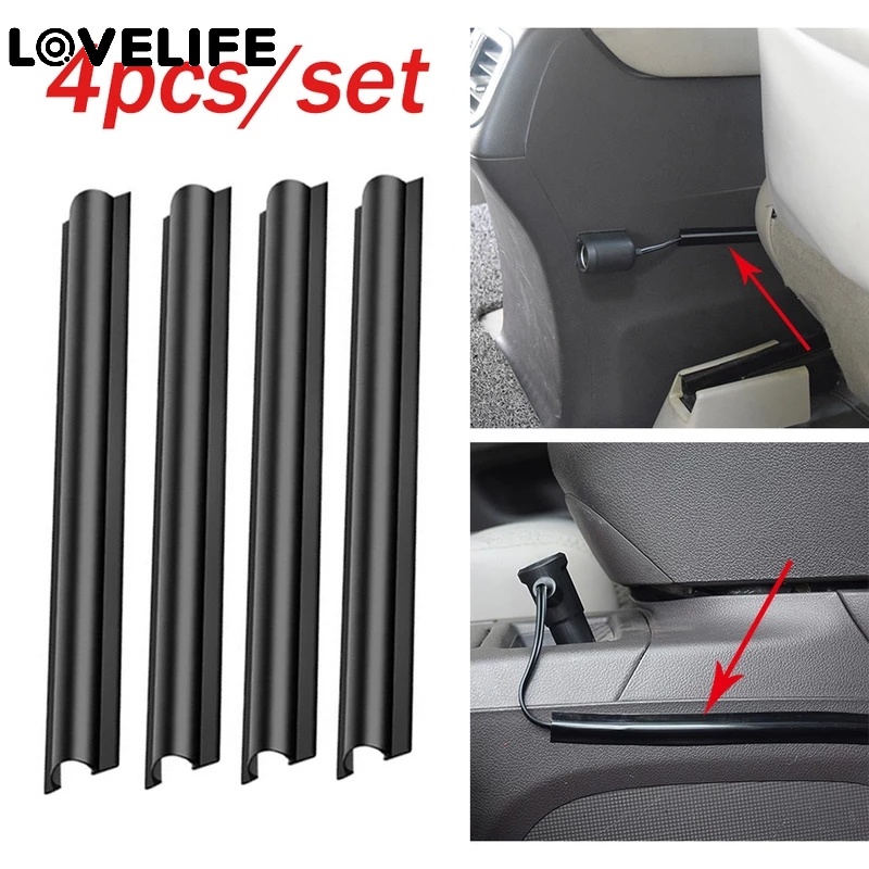 4pcs / Set Klip Cover Pelindung Kabel Data / Charger Mobil Universal