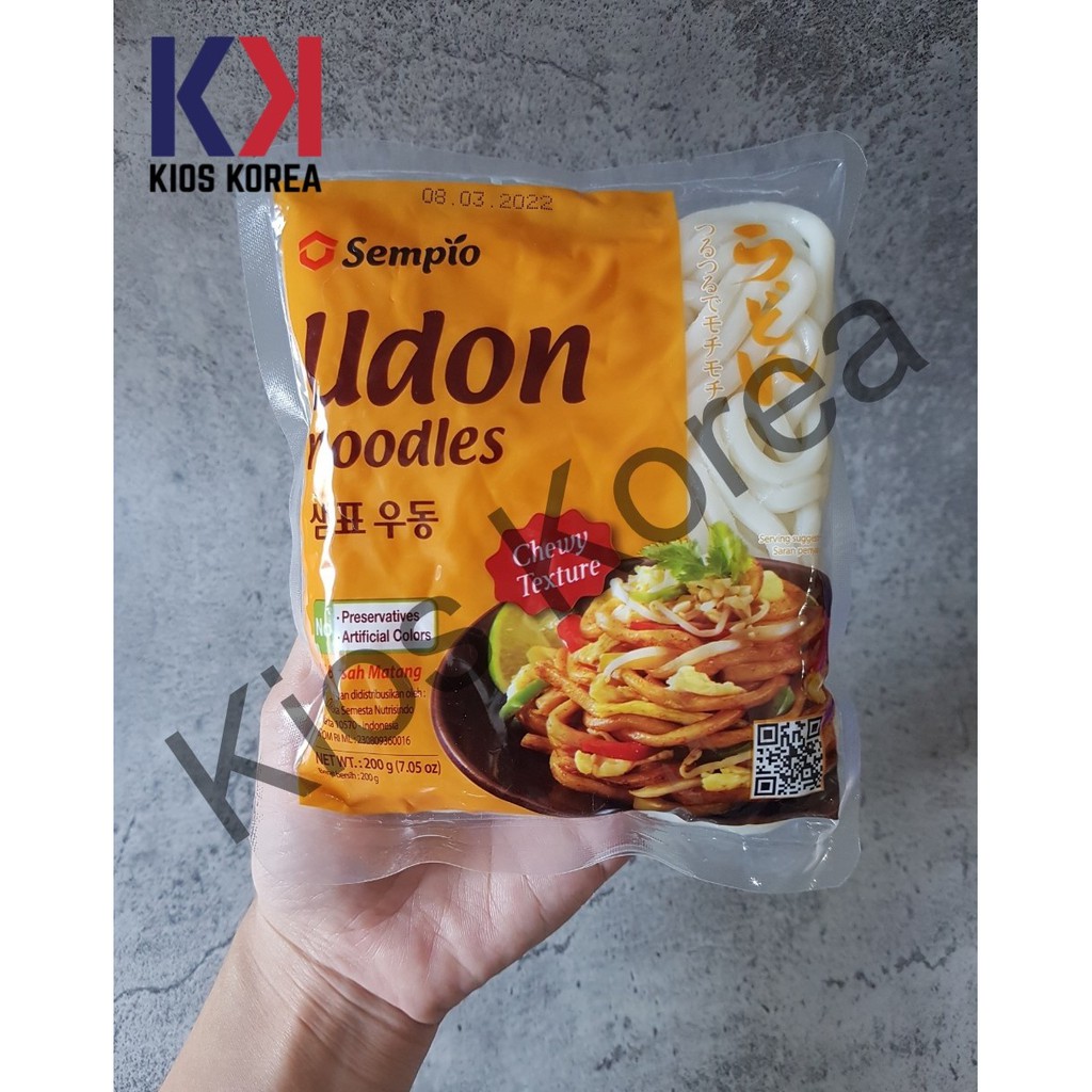 Jual Sempio Udon Noodles 200gr Mie Udon Jepang Korea Udon Basah