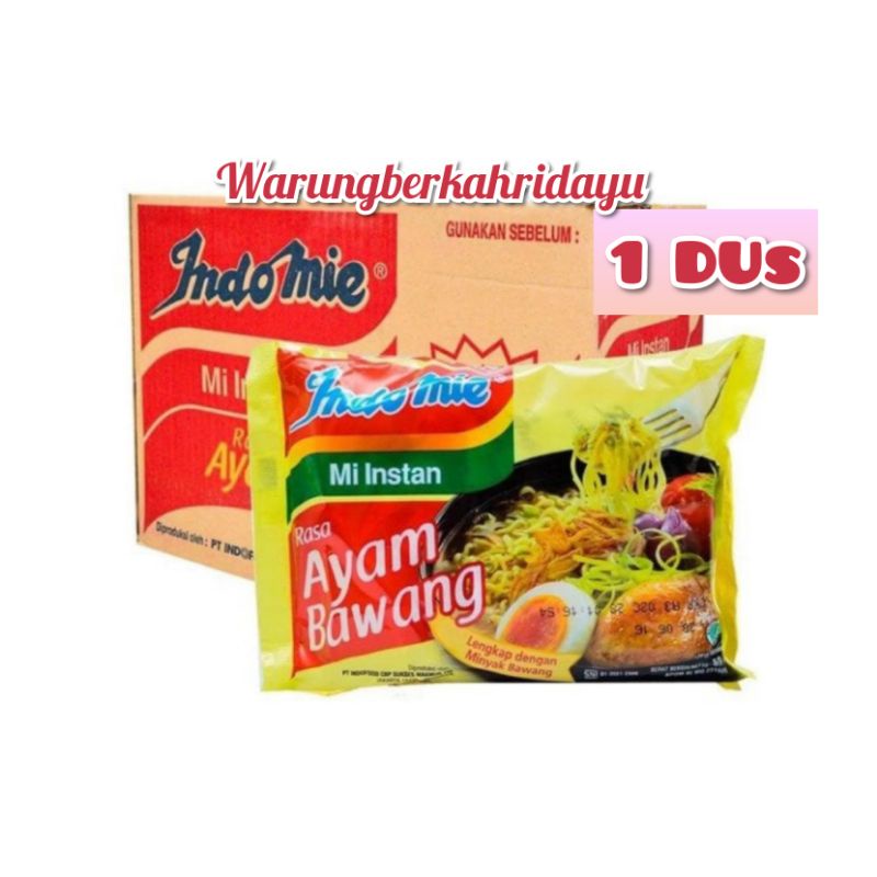 

Indomie Mi Instan Rasa Ayam Bawang 1 Dus isi 40 Pcs