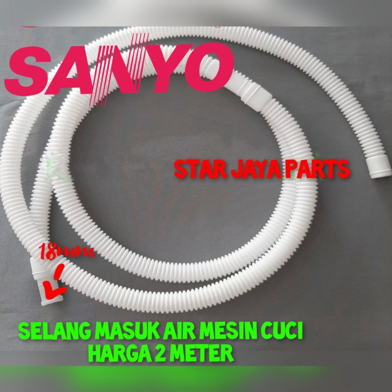 [2 METER]Selang masuk air mesin cuci SANYO AQUA 2 tabung